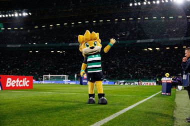 Jubas, Liga Portekiz maçı sırasında Estadio Jose Alvalade 'de (Maciej Rogowski) Sporting CP ve FC Famalicao takımları arasında görüldü.)