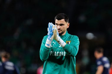 Ivan Zlobin, Liga Portekiz maçı sırasında Estadio Jose Alvalade 'de (Maciej Rogowski) Sporting CP ve FC Famalicao takımları arasında görüldü.)