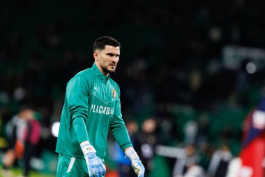 Ivan Zlobin, Liga Portekiz maçı sırasında Estadio Jose Alvalade 'de (Maciej Rogowski) Sporting CP ve FC Famalicao takımları arasında görüldü.)