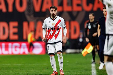 Unai Lopez, Estadio de Vallecas 'ta Rayo Vallecano ve Real Sociedad de Futbol takımları arasında oynanan LaLiga EA SPORTS maçı sırasında görüldü (Maciej Rogowski)