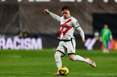 Josep Chavarria, Estadio de Vallecas 'ta Rayo Vallecano ve Real Sociedad de Futbol takımları arasında oynanan LaLiga EA SPORTS maçı sırasında görüldü.)