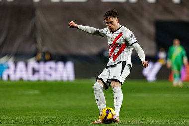 Josep Chavarria, Estadio de Vallecas 'ta Rayo Vallecano ve Real Sociedad de Futbol takımları arasında oynanan LaLiga EA SPORTS maçı sırasında görüldü.)