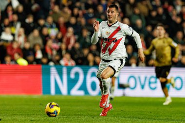 Sergi Guardiola, Estadio de Vallecas 'ta Rayo Vallecano ve Real Sociedad de Futbol takımları arasında oynanan LaLiga EA SPORTS maçı sırasında görüldü (Maciej Rogowski)