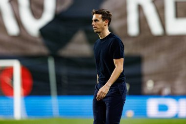 Inigo Perez, Estadio de Vallecas 'ta Rayo Vallecano ve Real Sociedad de Futbol takımları arasında oynanan LaLiga EA SPORTS maçı sırasında görüldü (Maciej Rogowski)