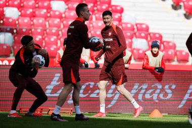 Robert Lewandowski, 2026 Dünya Kupası 'nda Litvanya' ya karşı oynanan Dünya Kupası öncesinde Polonya Milli Futbol Takımı Resmi Eğitimi sırasında görüldü (Maciej Rogowski)