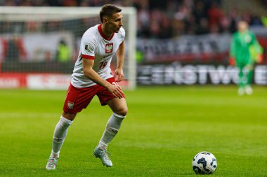 Przemyslaw Frankowski, 2026 Dünya Kupası 'nda Polonya ve Litvanya milli takımları arasında PGE Narodowy (Maciej Rogowski)