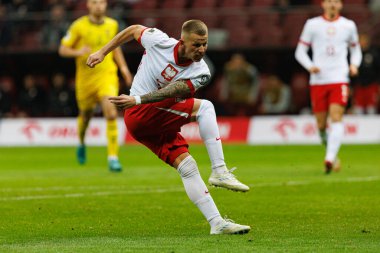 Mateusz Bogusz, 2026 Dünya Kupası 'nda Polonya ve Litvanya milli takımları arasında PGE Narodowy' da görüldü (Maciej Rogowski)