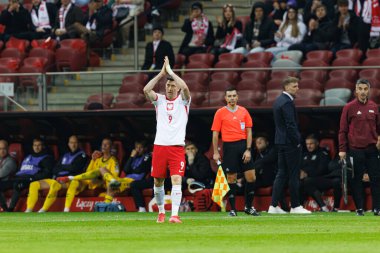 Robert Lewandowski, 2026 Dünya Kupası 'nda Polonya ve Litvanya milli takımları arasında PGE Narodowy (Maciej Rogowski)