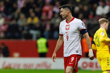 Robert Lewandowski, 2026 Dünya Kupası 'nda Polonya ve Litvanya milli takımları arasında PGE Narodowy (Maciej Rogowski)