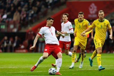 Robert Lewandowski, 2026 Dünya Kupası 'nda Polonya ve Litvanya milli takımları arasında PGE Narodowy (Maciej Rogowski)