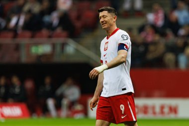 Robert Lewandowski, 2026 Dünya Kupası 'nda Polonya ve Litvanya milli takımları arasında PGE Narodowy (Maciej Rogowski)