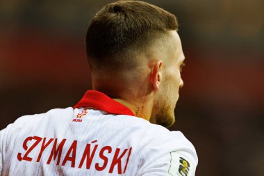 Sebastian Szymanski, 2026 Dünya Kupası 'nda Polonya ve Litvanya milli takımları arasında PGE Narodowy (Maciej Rogowski)