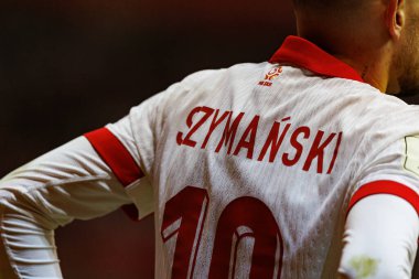 Sebastian Szymanski, 2026 Dünya Kupası 'nda Polonya ve Litvanya milli takımları arasında PGE Narodowy (Maciej Rogowski)