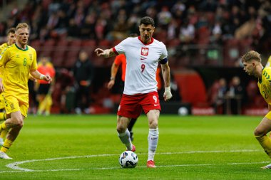 Robert Lewandowski, 2026 Dünya Kupası 'nda Polonya ve Litvanya milli takımları arasında PGE Narodowy (Maciej Rogowski)