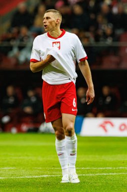 Jakub Piotrowski, 2026 Dünya Kupası 'nda Polonya ve Litvanya milli takımları arasında PGE Narodowy (Maciej Rogowski)