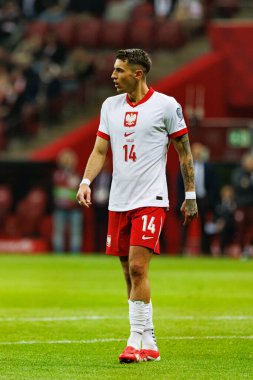 Jakub Kiwior, 2026 Dünya Kupası 'nda Polonya ve Litvanya milli takımları arasında PGE Narodowy' da görüldü (Maciej Rogowski)