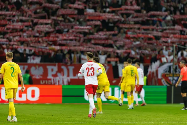 Krzysztof Piatek, 2026 Dünya Kupası 'nda Polonya ve Litvanya milli takımları arasında PGE Narodowy (Maciej Rogowski)