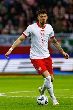 Jakub Moder, 2026 Dünya Kupası 'nda Polonya ve Litvanya milli takımları arasında PGE Narodowy' da görüldü (Maciej Rogowski)