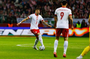 Jakub Moder, 2026 Dünya Kupası 'nda Polonya ve Litvanya milli takımları arasında PGE Narodowy' da görüldü (Maciej Rogowski)