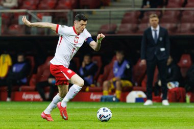 Robert Lewandowski, 2026 Dünya Kupası 'nda Polonya ve Litvanya milli takımları arasında PGE Narodowy (Maciej Rogowski)