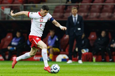 Robert Lewandowski, 2026 Dünya Kupası 'nda Polonya ve Litvanya milli takımları arasında PGE Narodowy (Maciej Rogowski)