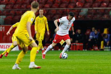 Robert Lewandowski, 2026 Dünya Kupası 'nda Polonya ve Litvanya milli takımları arasında PGE Narodowy (Maciej Rogowski)