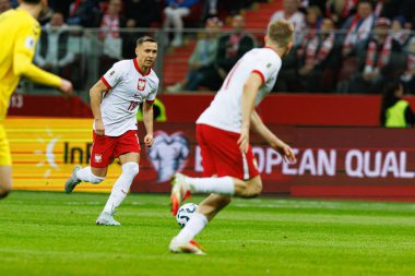 Przemyslaw Frankowski, 2026 Dünya Kupası 'nda Polonya ve Litvanya milli takımları arasında PGE Narodowy (Maciej Rogowski)