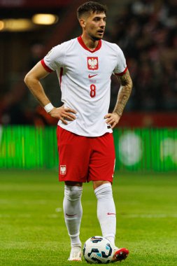 Jakub Moder, 2026 Dünya Kupası 'nda Polonya ve Litvanya milli takımları arasında PGE Narodowy' da görüldü (Maciej Rogowski)