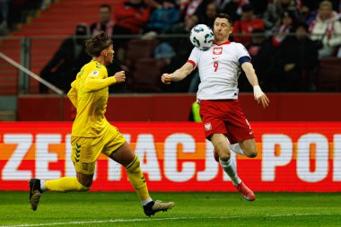 Robert Lewandowski, 2026 Dünya Kupası 'nda Polonya ve Litvanya milli takımları arasında PGE Narodowy (Maciej Rogowski)