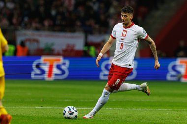 Jakub Moder, 2026 Dünya Kupası 'nda Polonya ve Litvanya milli takımları arasında PGE Narodowy' da görüldü (Maciej Rogowski)