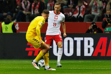 Przemyslaw Frankowski, 2026 Dünya Kupası 'nda Polonya ve Litvanya milli takımları arasında PGE Narodowy (Maciej Rogowski)