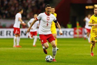 Robert Lewandowski, 2026 Dünya Kupası 'nda Polonya ve Litvanya milli takımları arasında PGE Narodowy (Maciej Rogowski)