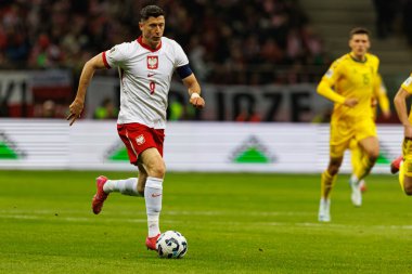 Robert Lewandowski, 2026 Dünya Kupası 'nda Polonya ve Litvanya milli takımları arasında PGE Narodowy (Maciej Rogowski)