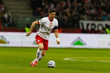 Robert Lewandowski, 2026 Dünya Kupası 'nda Polonya ve Litvanya milli takımları arasında PGE Narodowy (Maciej Rogowski)
