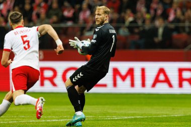 Edvinas Gertmonas, 2026 Dünya Kupası 'nda Polonya ve Litvanya milli takımları arasında PGE Narodowy (Maciej Rogowski)