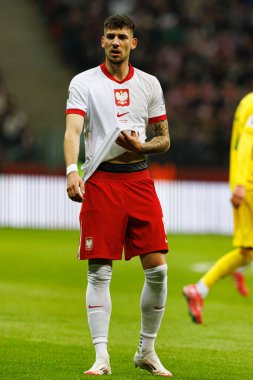 Jakub Moder, 2026 Dünya Kupası 'nda Polonya ve Litvanya milli takımları arasında PGE Narodowy' da görüldü (Maciej Rogowski)