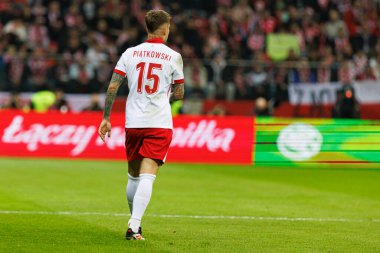 Kamil Piatkowski, 2026 Dünya Kupası 'nda Polonya ve Litvanya milli takımları arasında PGE Narodowy (Maciej Rogowski)