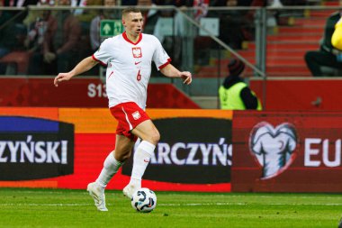 Jakub Piotrowski, 2026 Dünya Kupası 'nda Polonya ve Litvanya milli takımları arasında PGE Narodowy (Maciej Rogowski)