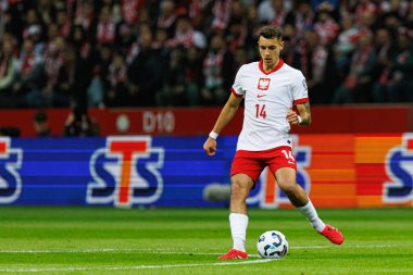 Jakub Kiwior, 2026 Dünya Kupası 'nda Polonya ve Litvanya milli takımları arasında PGE Narodowy' da görüldü (Maciej Rogowski)