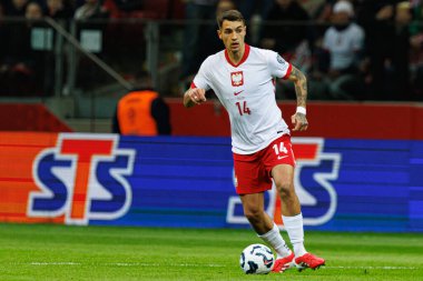 Jakub Kiwior, 2026 Dünya Kupası 'nda Polonya ve Litvanya milli takımları arasında PGE Narodowy' da görüldü (Maciej Rogowski)
