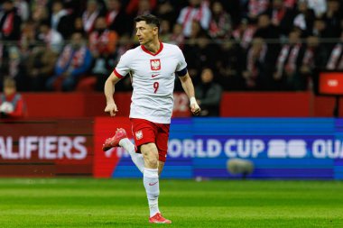 Robert Lewandowski, 2026 Dünya Kupası 'nda Polonya ve Litvanya milli takımları arasında PGE Narodowy (Maciej Rogowski)