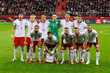 2026 Dünya Kupası 'nda Polonya ve Litvanya milli takımları arasında PGE Narodowy (Maciej Rogowski)