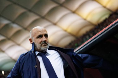 Michal Probierz, 2026 Dünya Kupası 'nda Polonya ve Litvanya milli takımları arasında PGE Narodowy' da görüldü (Maciej Rogowski)