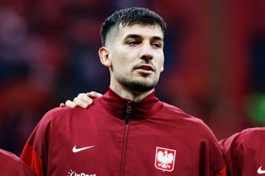 Jakub Moder, 2026 Dünya Kupası 'nda Polonya ve Litvanya milli takımları arasında PGE Narodowy' da görüldü (Maciej Rogowski)