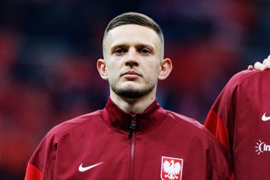 Sebastian Szymanski, 2026 Dünya Kupası 'nda Polonya ve Litvanya milli takımları arasında PGE Narodowy (Maciej Rogowski)