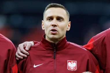 Przemyslaw Frankowski, 2026 Dünya Kupası 'nda Polonya ve Litvanya milli takımları arasında PGE Narodowy (Maciej Rogowski)