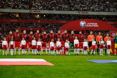 Polonya ve Litvanya milli takımları arasında PGE Narodowy (Maciej Rogowski)