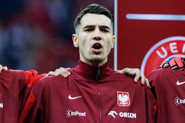 Jakub Kiwior, 2026 Dünya Kupası 'nda Polonya ve Litvanya milli takımları arasında PGE Narodowy' da görüldü (Maciej Rogowski)