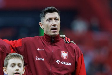 Robert Lewandowski, 2026 Dünya Kupası 'nda Polonya ve Litvanya milli takımları arasında PGE Narodowy (Maciej Rogowski)