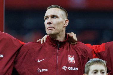 Lukasz Skorupski, 2026 Dünya Kupası 'nda Polonya ve Litvanya milli takımları arasında PGE Narodowy (Maciej Rogowski)